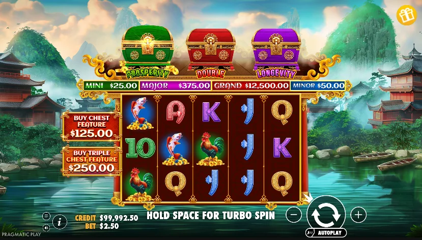 how to play Chests of Cai Shen slot game
