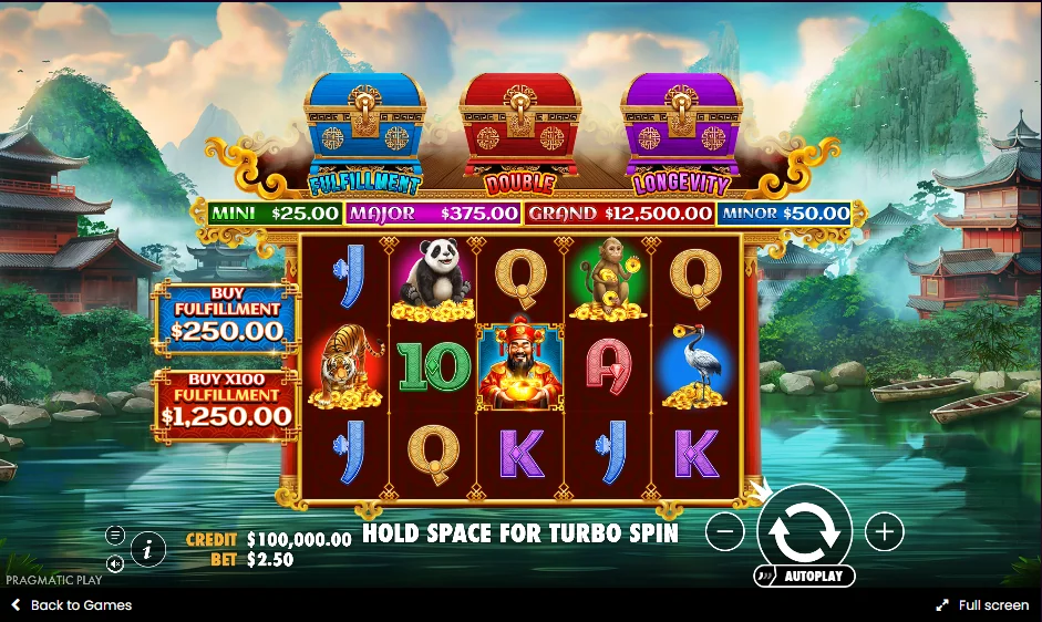 Chests of Cai Shen 2 slot game screenshot