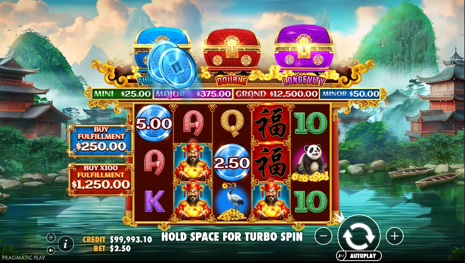 Chests of Cai Shen 2 slot features and rtp