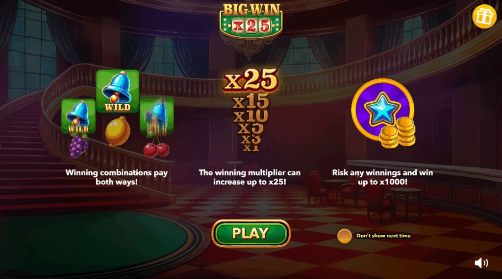 how to play Big Win X25 slot game