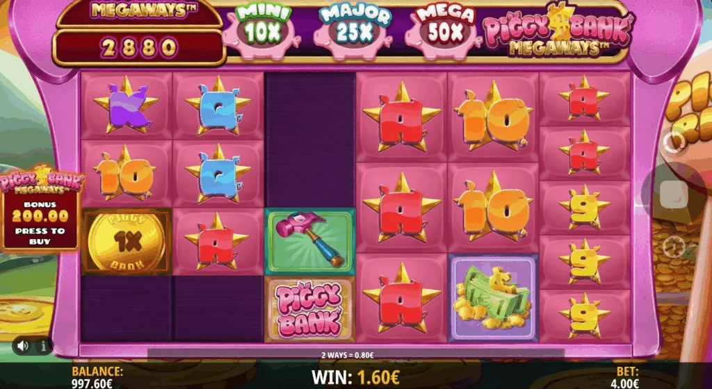 Piggy Bank Megaways demo gameplay