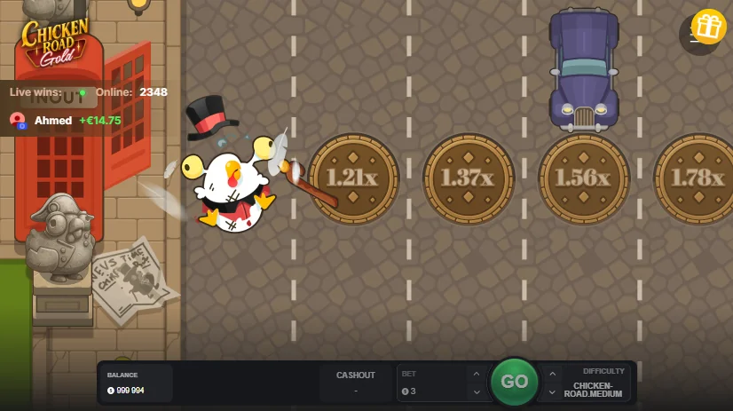 how to play Chicken Road Gold slot game