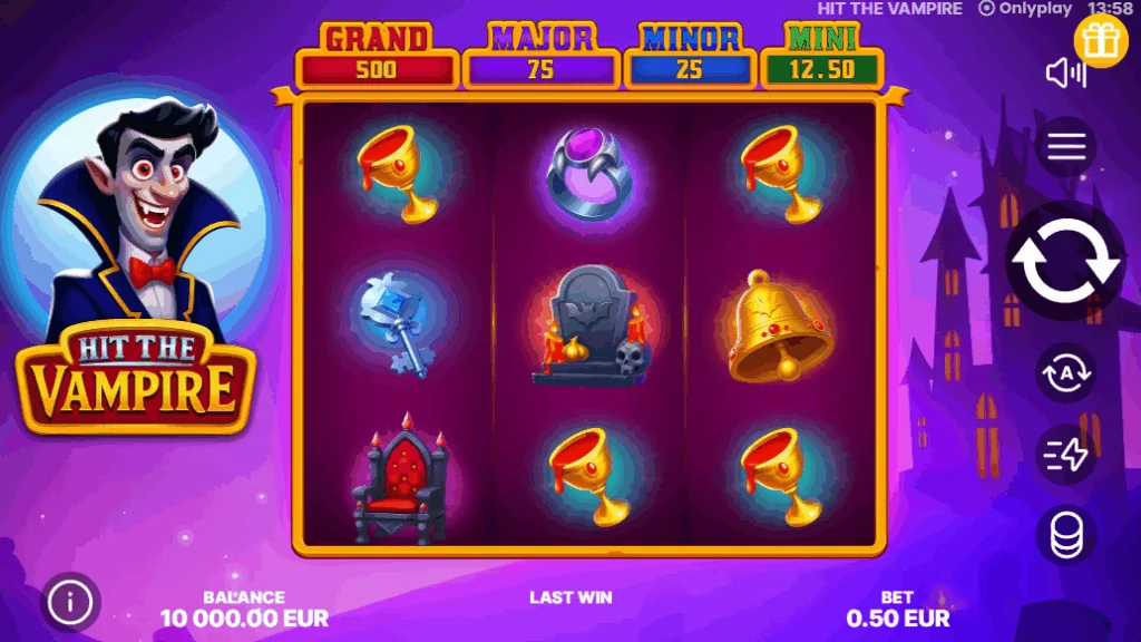 Hit the Vampire slot game screenshot