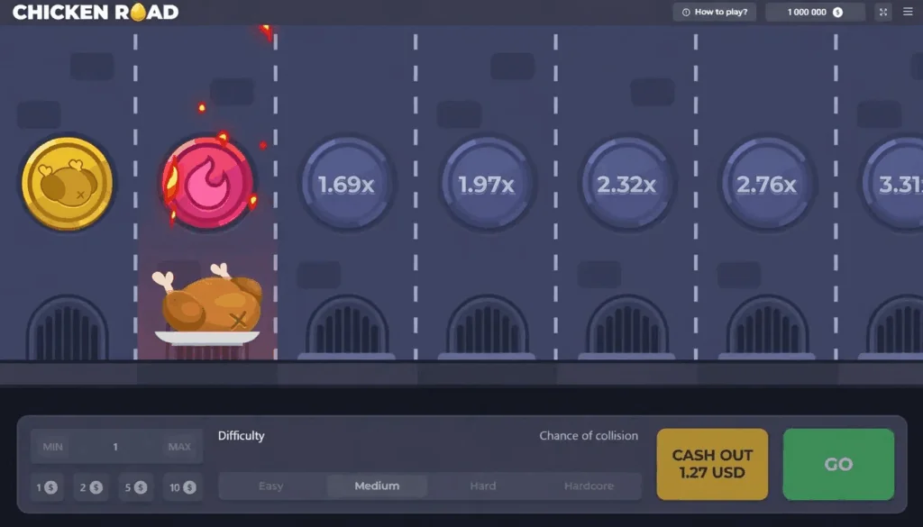 Chicken Road Crash Game demo gameplay