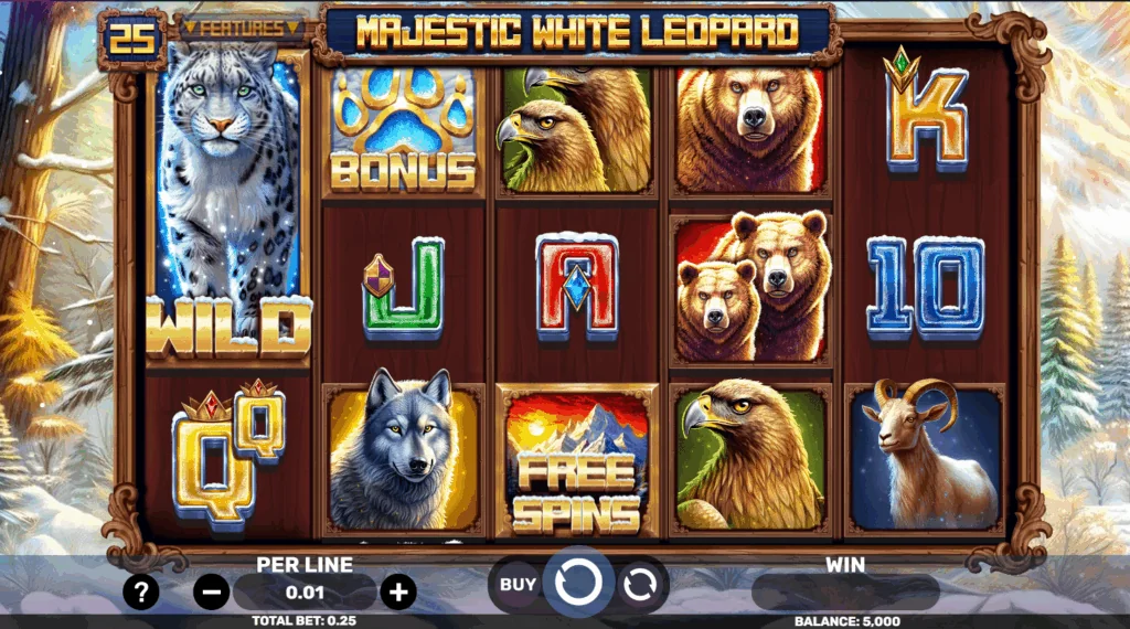 Majestic White Leopard demo gameplay