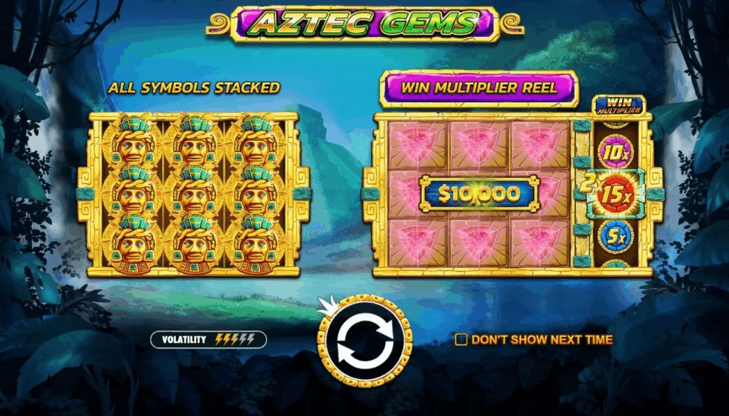 Aztec Gems slot features and rtp