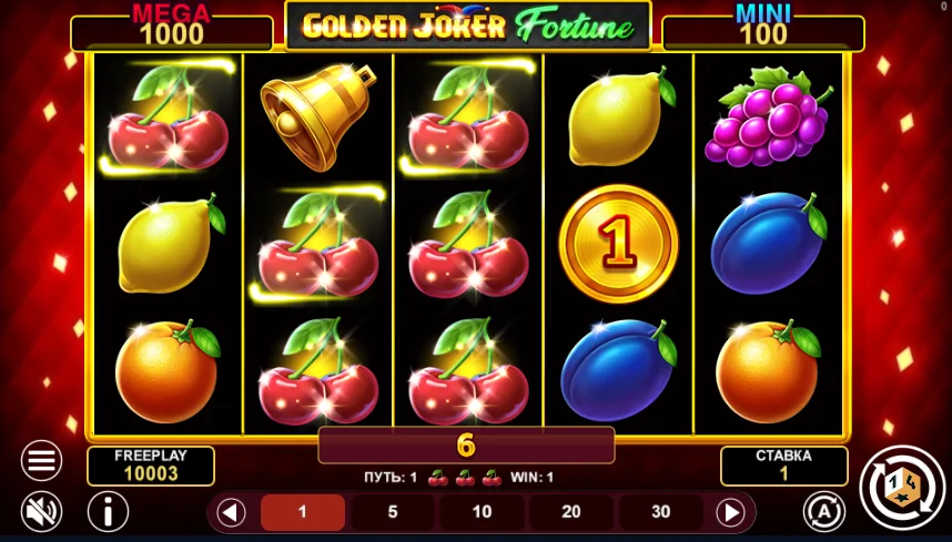 Golden Joker Fortune demo gameplay