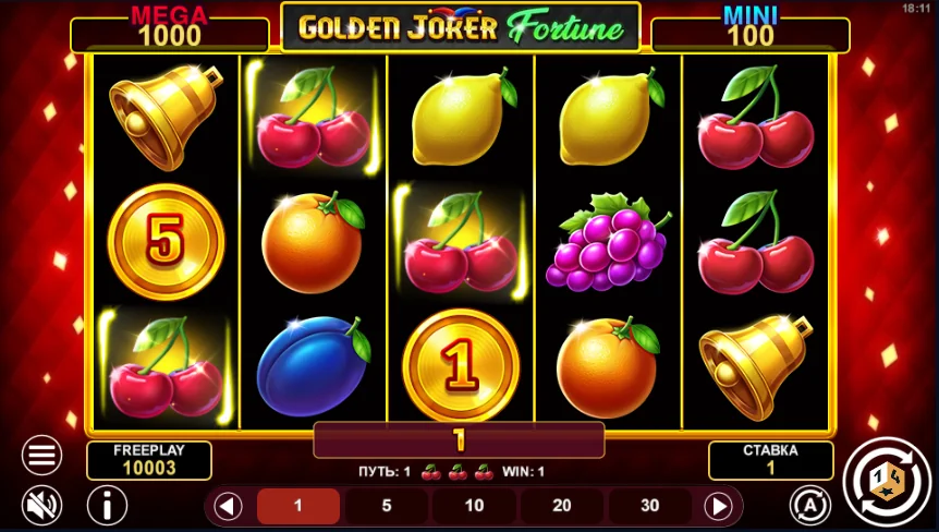 how to play Golden Joker Fortune slot game