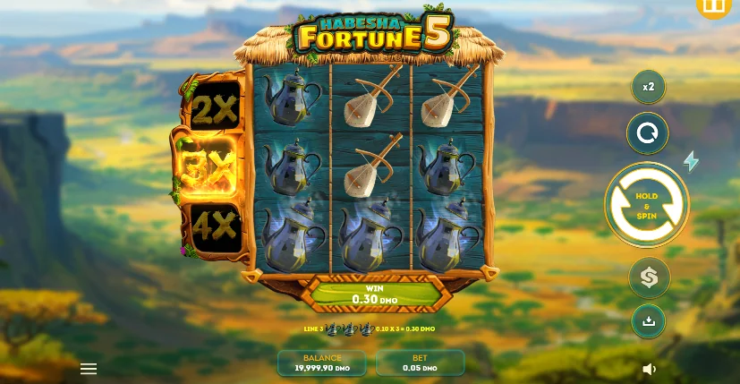 how to play Habesha Fortune 5 slot game