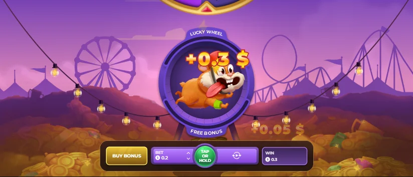 Hamster Run slot game screenshot