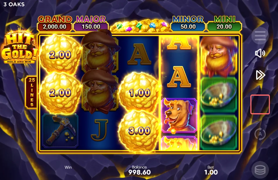 how to play Hit the Gold! slot game