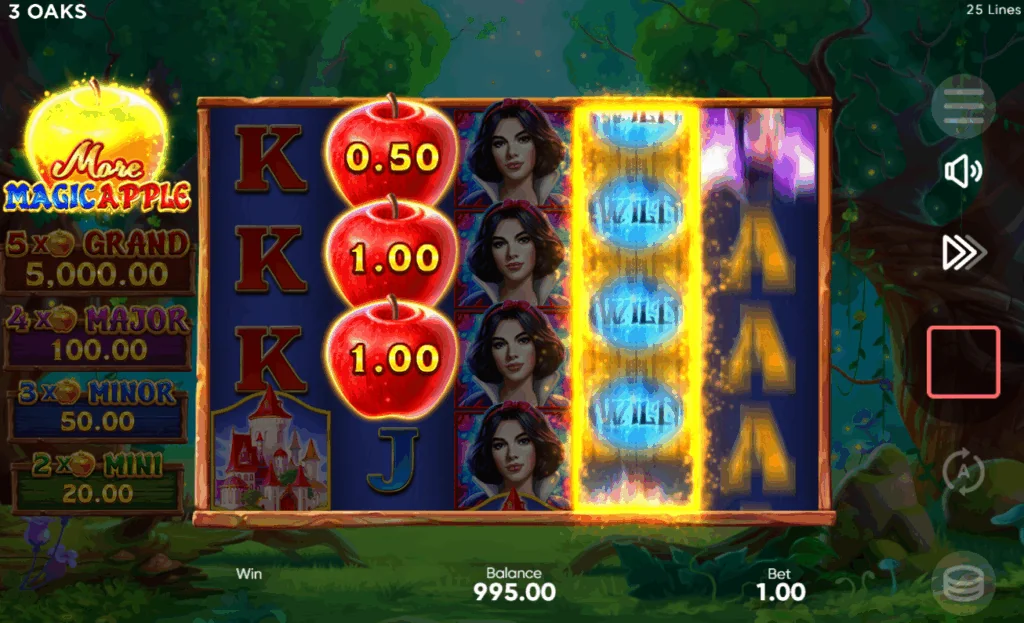 how to play More Magic Apple slot game