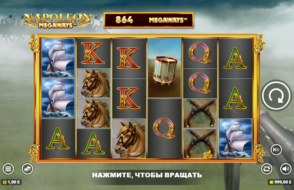 Napoleon Megaways demo gameplay