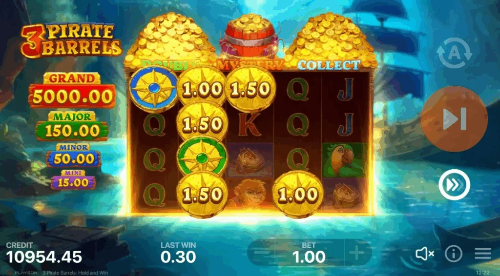 Pirate Barrels demo gameplay