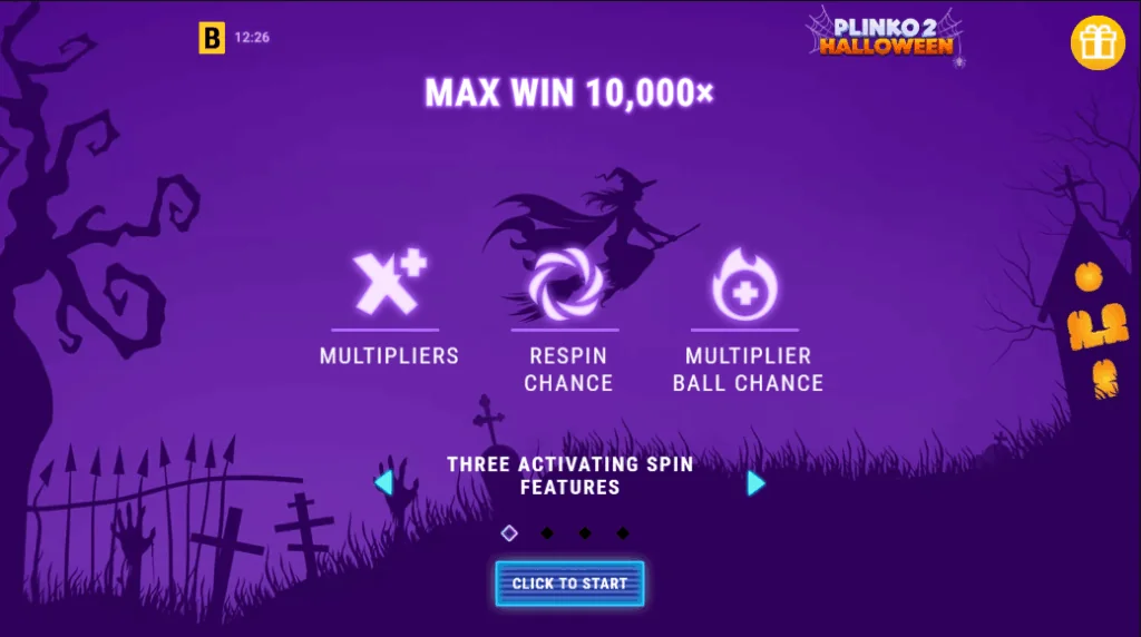 how to play Plinko 2 Halloween slot game