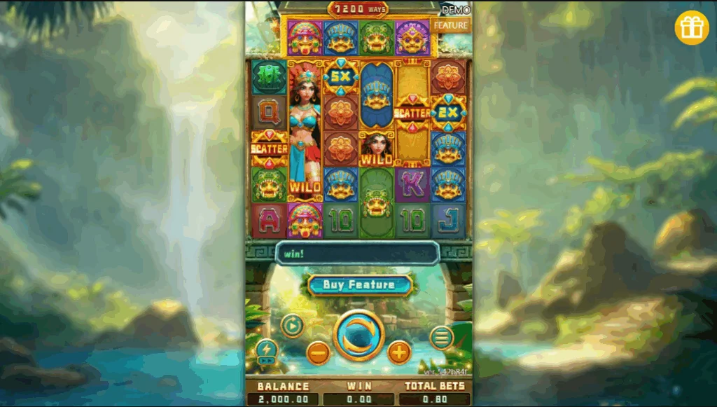Queen of Inca slot game screenshot