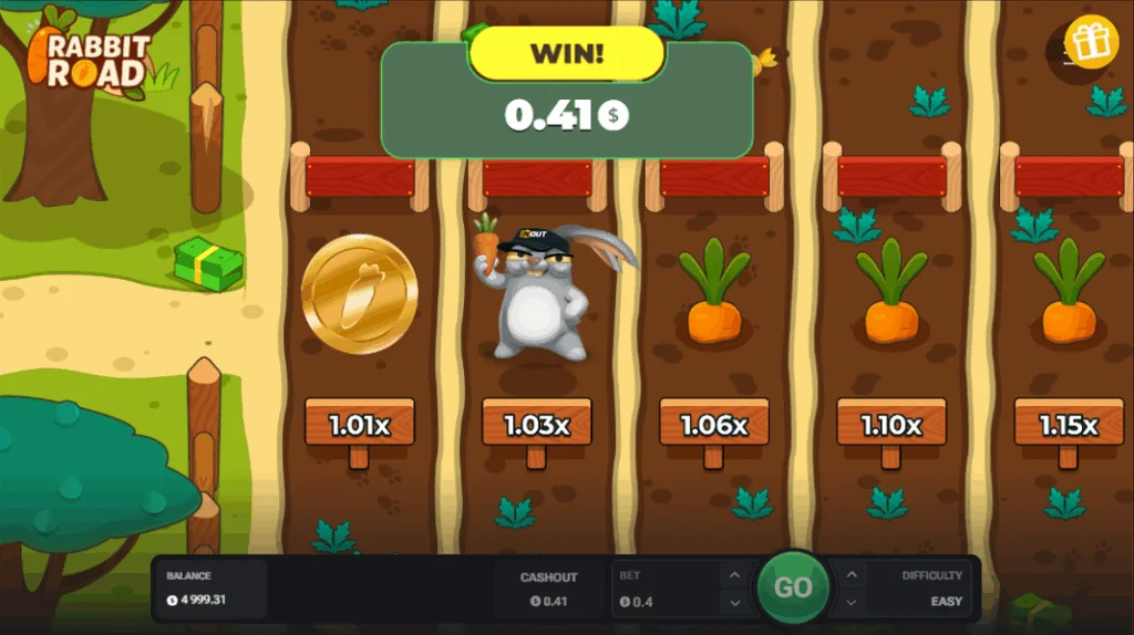 Rabbit Road slot features and rtp