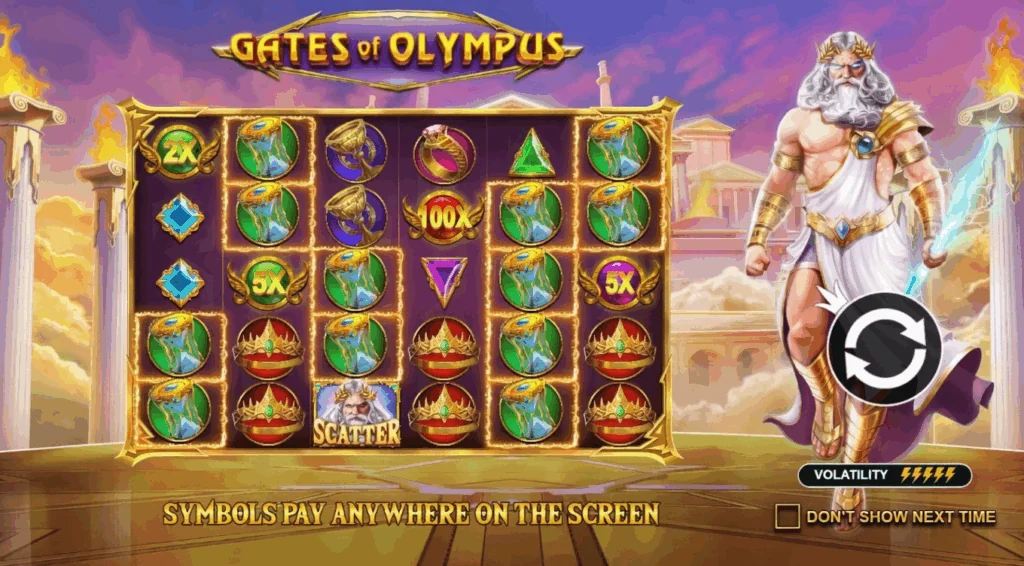 Gates of Olympus demo gameplay