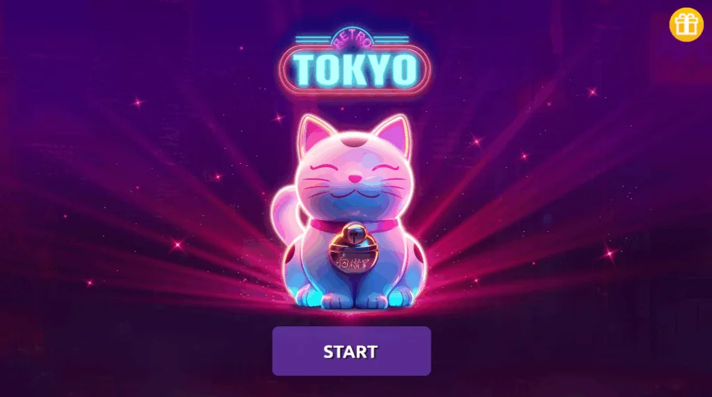 Retro Tokyo slot game screenshot