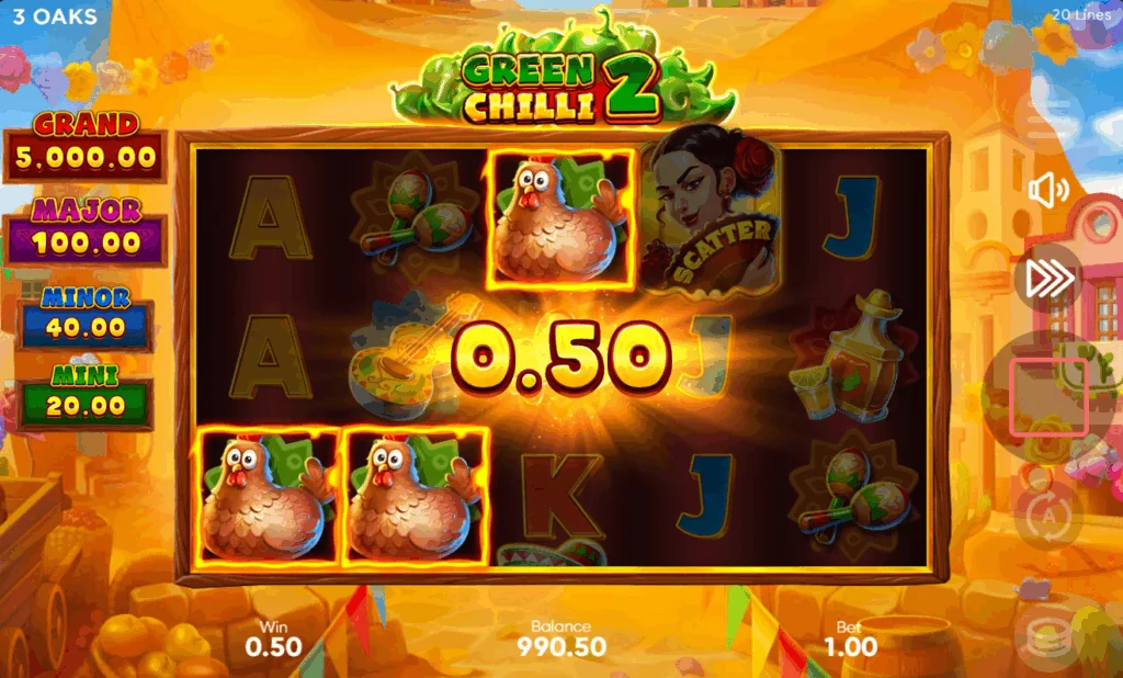 Green chilli 2 slot game