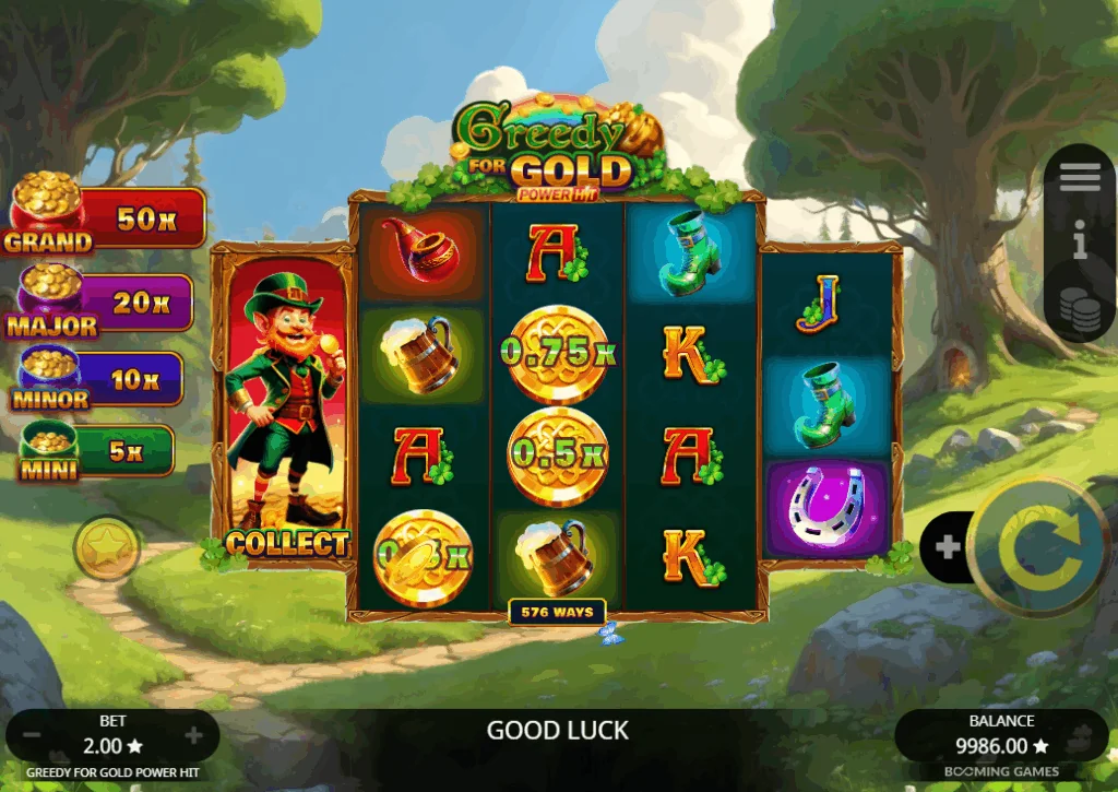 Greedy for gold power hit slot features and rtp