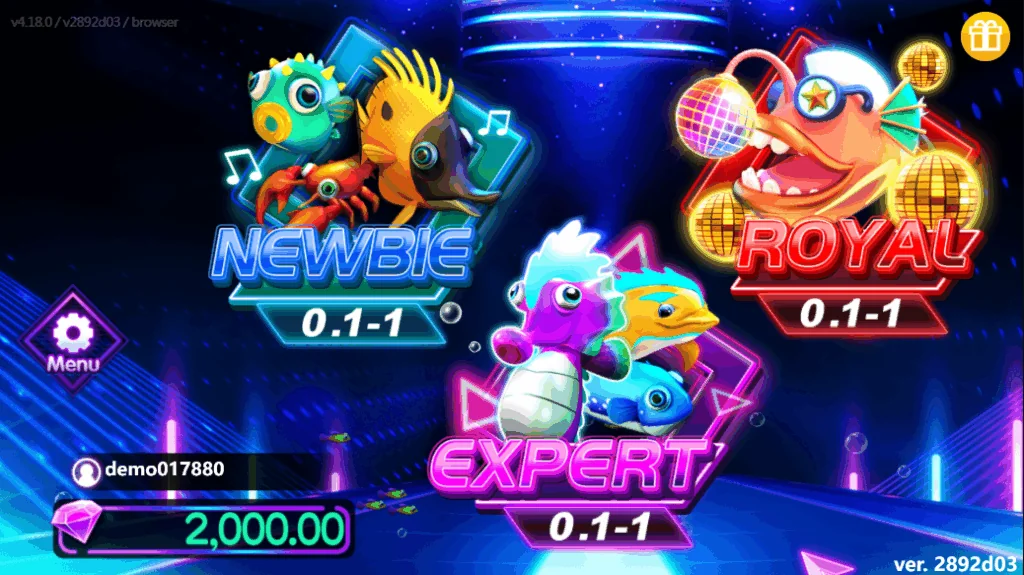Fishing Disco slot game screenshot