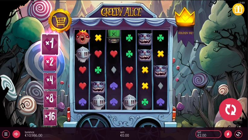 Greedy Alice slot game
