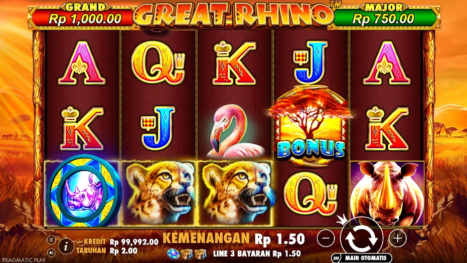 Great Rhino slot game
