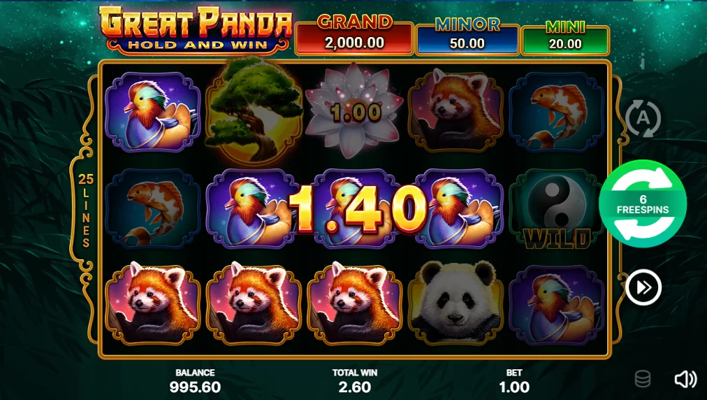 Great panda slot features and rtp