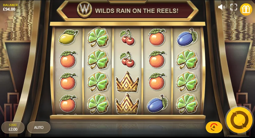 Great gold slot game screenshot