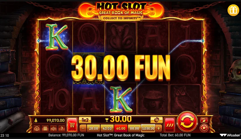 Great book of magic slot features and rtp