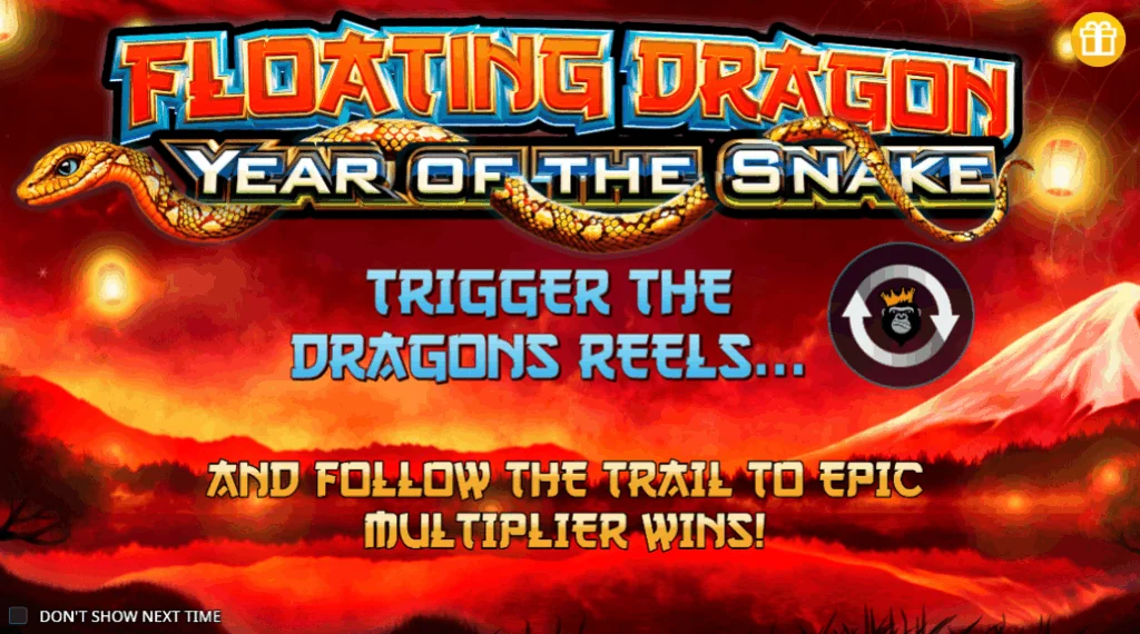Floating Dragon Year Of The Snake slot game screenshot