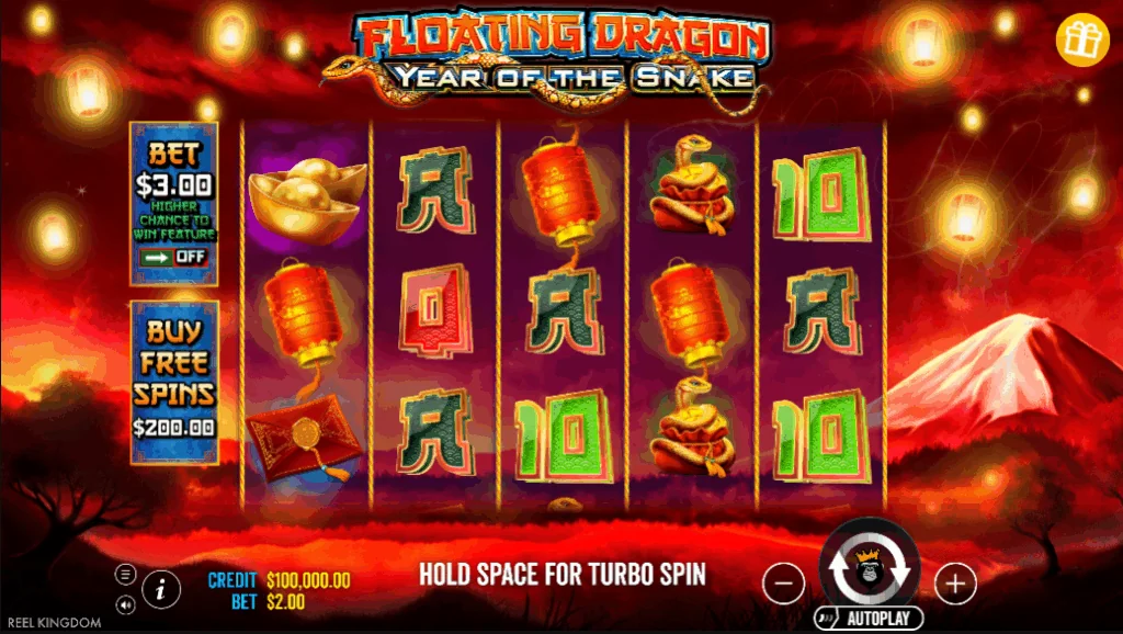 Floating Dragon Year Of The Snake demo gameplay