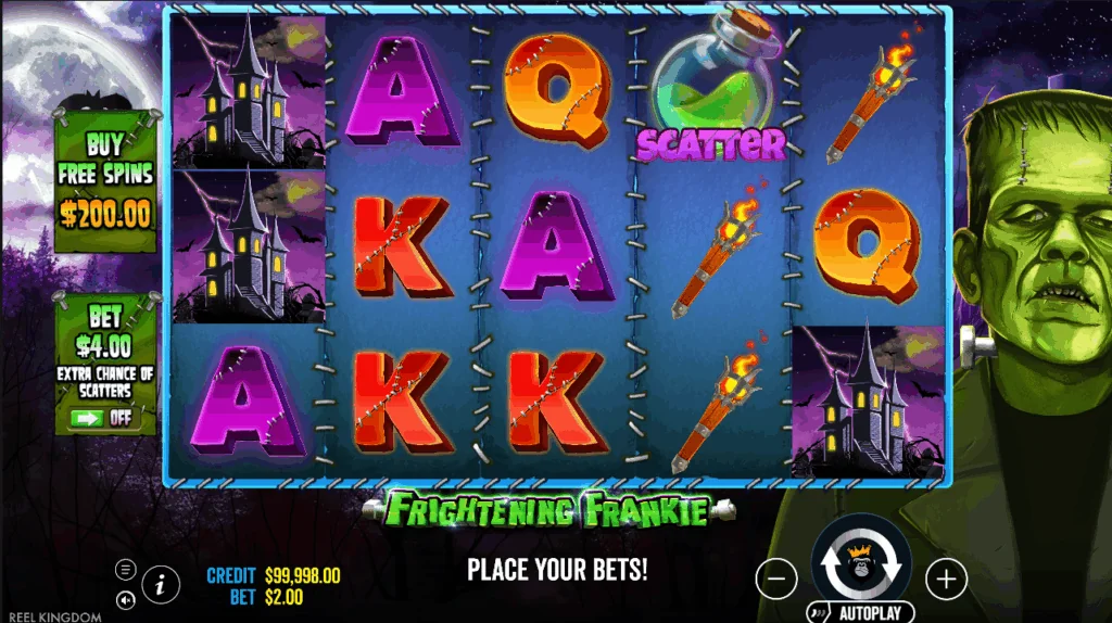 Frightening Frankie slot game