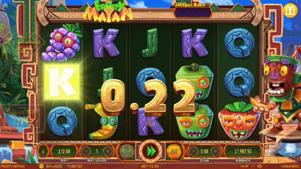 Fruity Mayan slot features and rtp