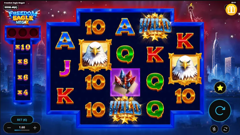 Freedom Eagle slot game screenshot