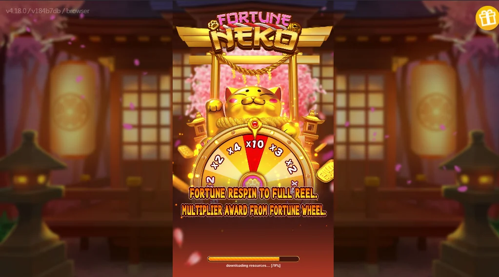 Fortune Neko slot game screenshot