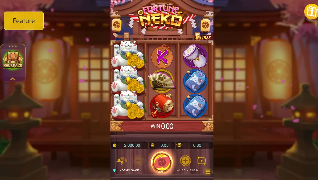 Fortune Neko demo gameplay
