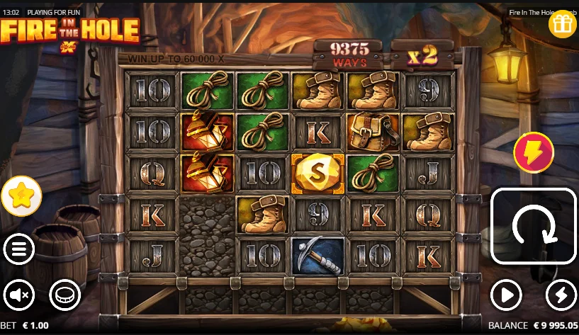 Fire In The Hole Xbomb slot game