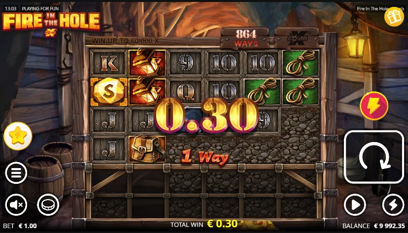 Fire In The Hole Xbomb slot features and rtp
