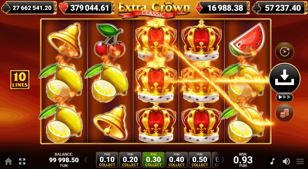 Extra Crown Classic demo gameplay