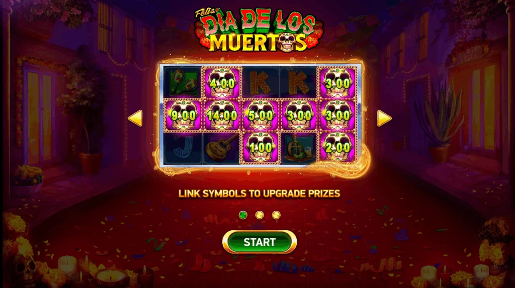 Feliz Día De Los Muertos slot game screenshot