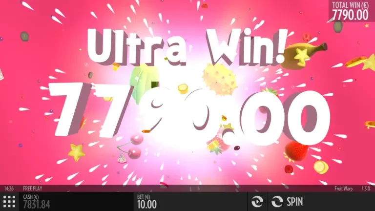 Fruit Warp slot features and rtp
