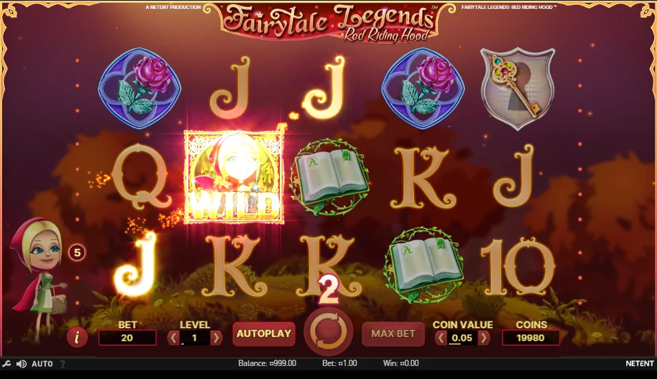 Fairytale Legends Red Riding slot game screenshot