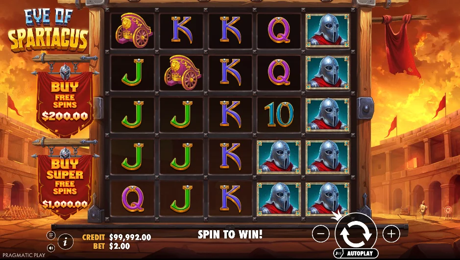 Eye Of Spartacus demo gameplay how to play