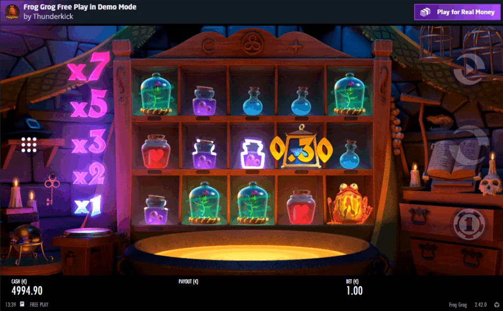 Frog Grog slot game