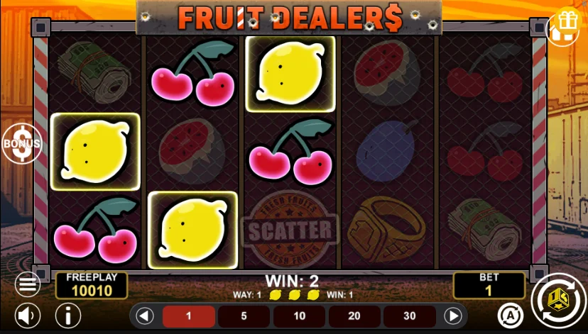 Fruit Dealers slot features and rtp