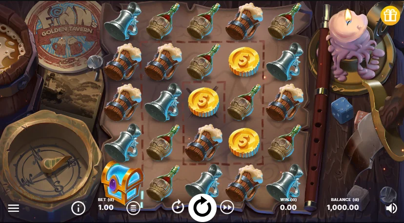Finns golden tavern slot game screenshot