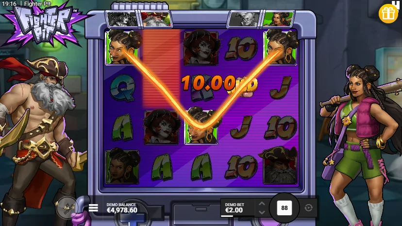 Fighter pit slot features and rtp