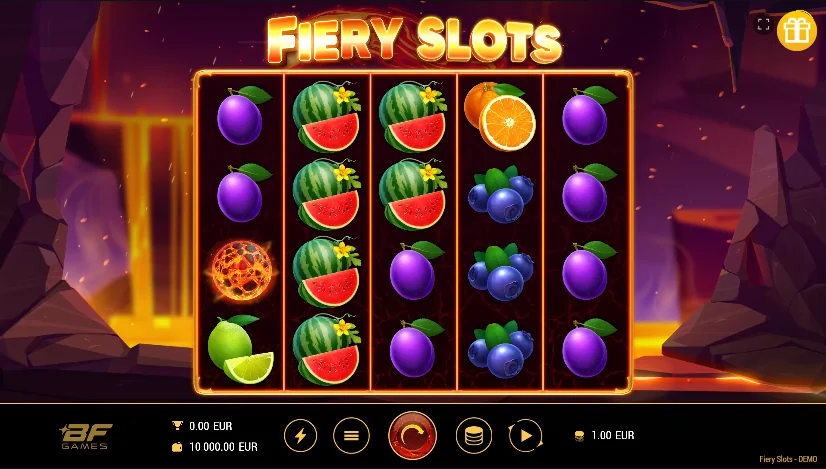 Fiery slots slot game screenshot
